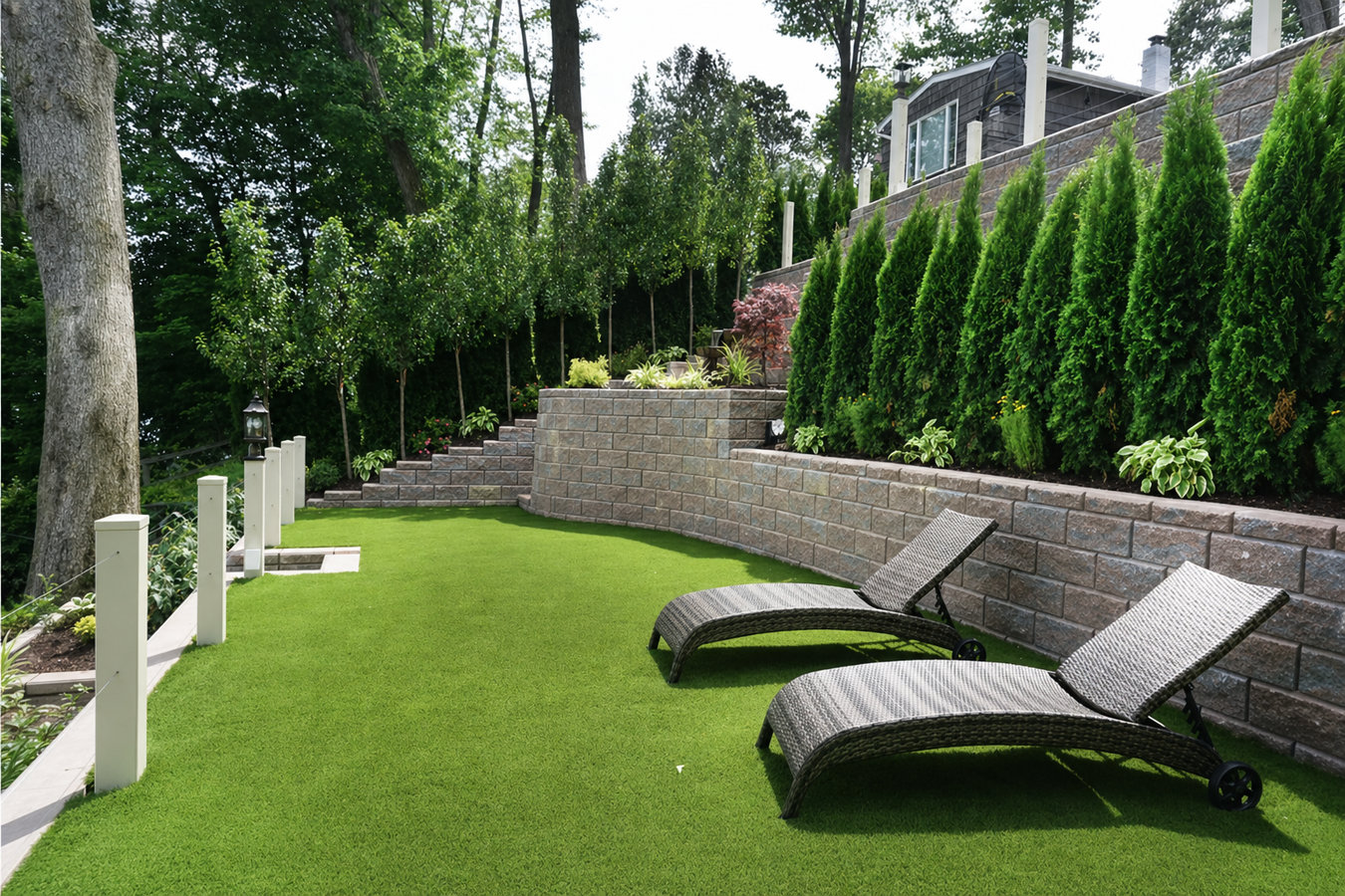 Residential turf installation in Nacogdoches, TX