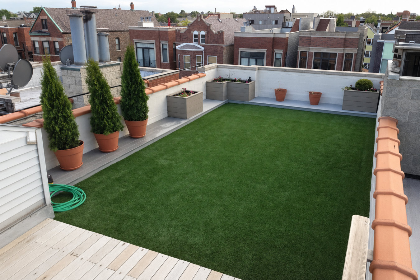 Turf for rooftop gardens in Nacogdoches, TX